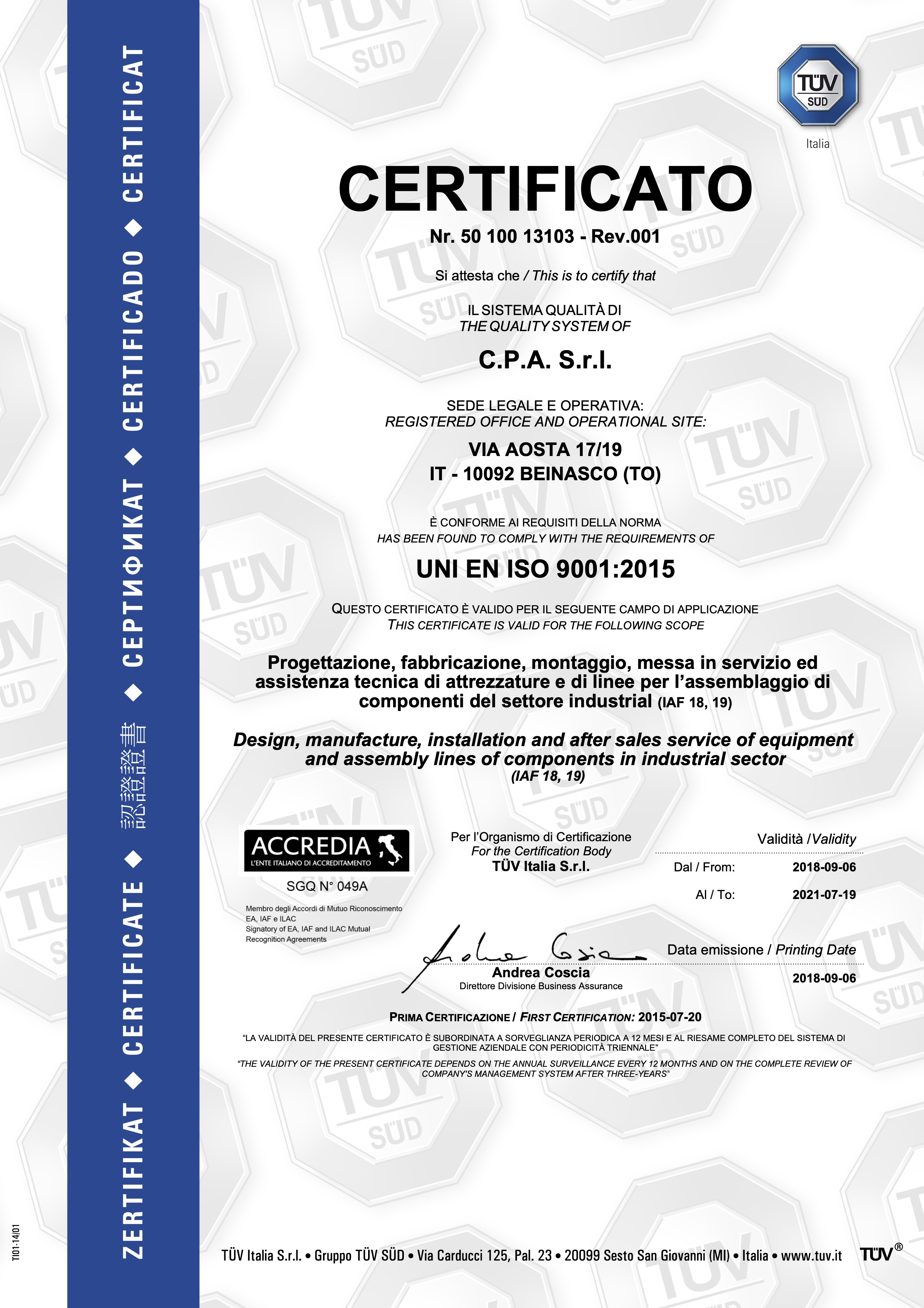 ISO 9001 2015
